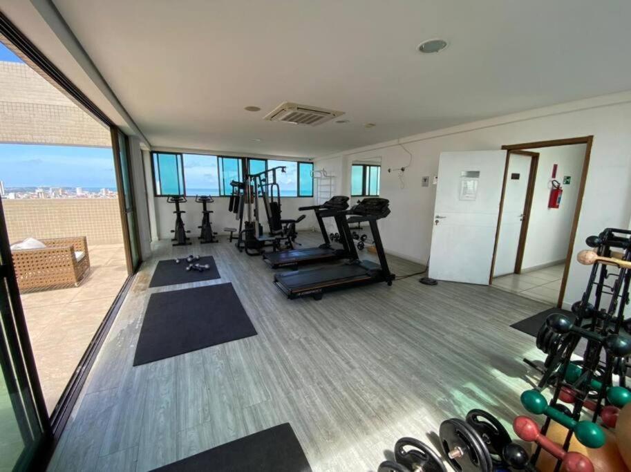 Flat Beach Class Excelsior - Em Frente Ao Shopping Riomar Ρεσίφε Εξωτερικό φωτογραφία